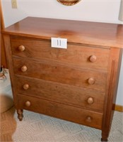 Antique Dresser - Appears Cherry - 4 Drawers