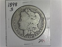 1898-S Morgan Silver Dollar