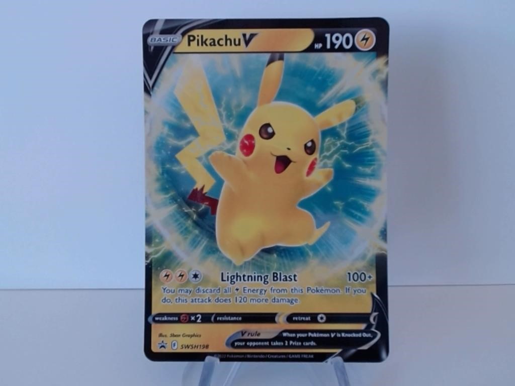 Pokemon Card Rare Pikachu V Full Art Holo