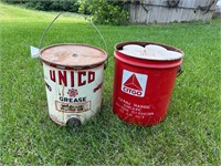 Unico & Citgo Grease Cans