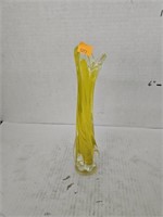 Yellow Vase Approx 10 Inches