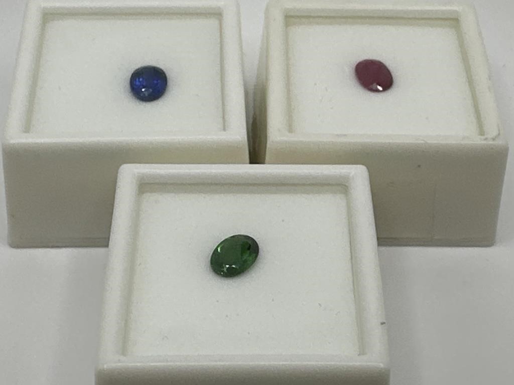 Semi Precious Stones Chrome Tourmaline, Kyanite &
