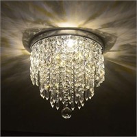 8.7 in. 3-Light Chrome Chandelier