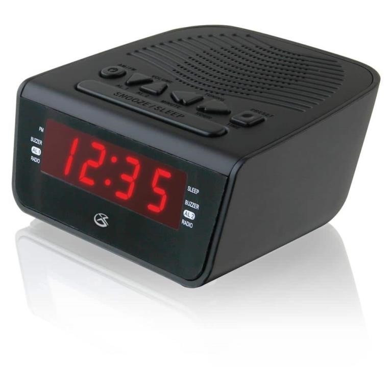 Dual Alarm Clock Radio