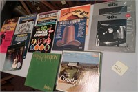 13 Vintage Country Records & 2 Sets-33 1/3 RPM