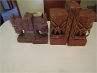 2 Sets of Bookends-1 Set Horses &