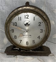 1930's Ingraham Eight Day Wind Alarm Clock