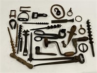 Antique Blacksmith / Cobbler Tools & More