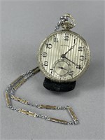 Illinois Model 3 17 Jewel Pocket Watch with Fob