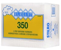 350-Pk Stilro Elegant 2-Ply Dinner Napkins