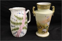 Pitcher and Vase