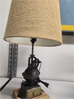 Three coffee grinder lamps