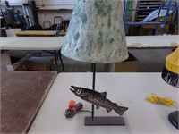 Fish lamp metal