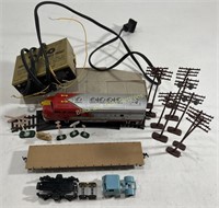 TYCO Model Railroad Transformer & Trains