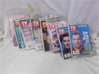 Eight  Star Trek TV Guides, sealed in vacuum seal