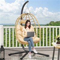 YITAHOME Egg Chair Swing Hanging Outdoor Wicker
