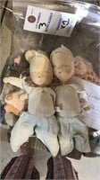 Old dolls with wooden shoes