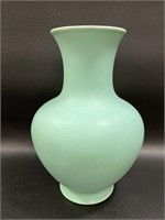 Coors Pottery Vase, Matte Turquoise