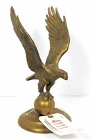 Brass 12” spread Eagle table ornament