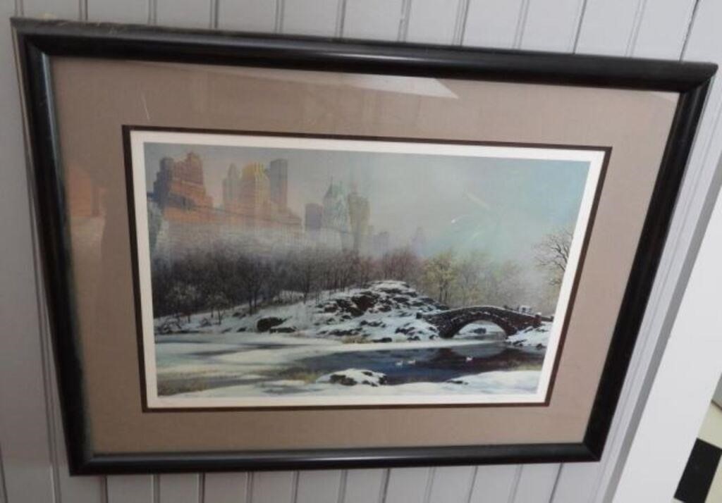 Framed print of Central Park New York City