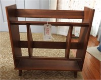 Mid-Century Modern Design teak bookcase 26” x28"