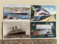 Travel Related, 4 Postcards