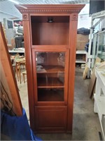 30" Display Lighted Curio Tall Cabinet