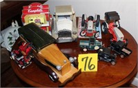 model cars; tractor
