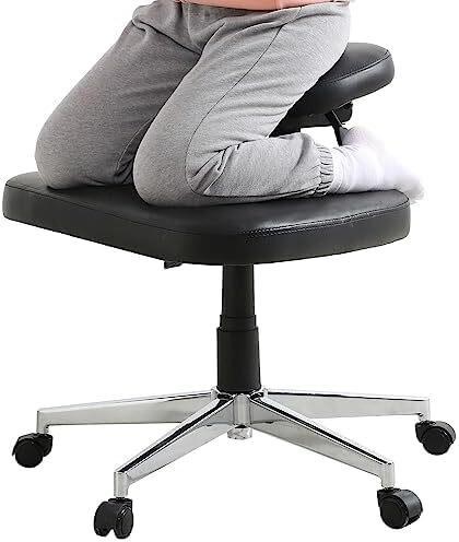 Cross Legged Chair with Adjustable Tilt Angle