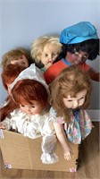 Large dolls,6, assorted, tallest is 31 in