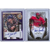 (3) Autographed Baseball Cards