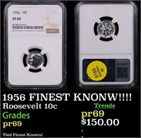 Proof NGC 1956 Roosevelt Dime FINEST KNONW!!!! 10c