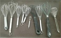Box-10 Whisks, Assorted Sizes