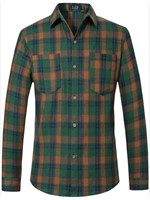 SSLR Men's Flannel Long Sleeve Shirt