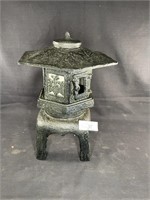 Cast Iron Pagoda Candleholder