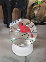 CARDINAL SNOW GLOBE