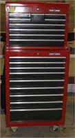 large double tiered craftsman tool box