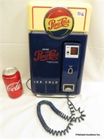 Pepsi Cola Wall Hanging Telephone