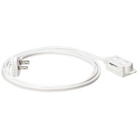 Indoor 2 Prong Extension Power Cord Strip