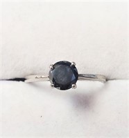 $700 10K  Black Diamond(0.87ct) Ring