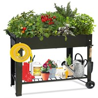 aboxoo Large Planter Raised Beds with Legs Outdoor