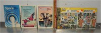 Vintage stamp albums, stamps, see pics