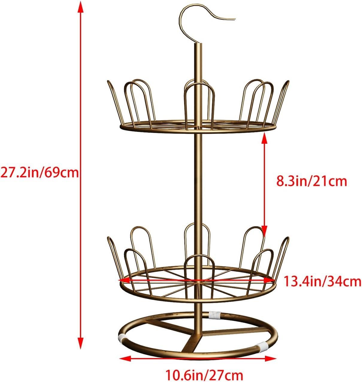 TIANART Revolving Shoe Rack Iron Shoe Tree Rack