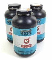 (3) Bottles Hodgdon H335 Powder