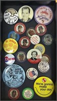 Assorted Vintage Pins, Super Star Sports Coins