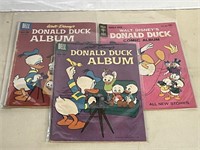 3 Gold Key and Dell Comics Donald Duck Album Comic