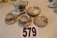 Approximately (10) Piece Mini Tea Set