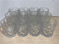12 Crystal Glasses