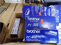 BOX LOT OF NEW BROTHER PRINTING CARTRIDGES