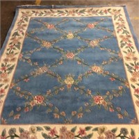 7 1/2’ BY 10’ 100% WOOL AREA RUG